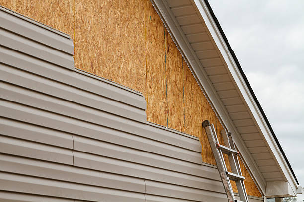 Professional Siding Contractor technician working in Stoutsville, OH
